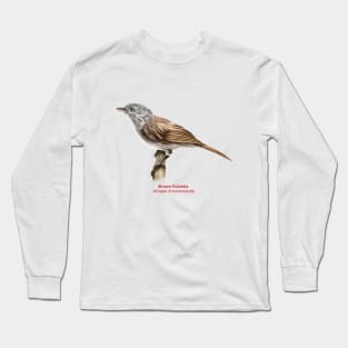 Brown fulvetta | Alcippe brunneicauda Long Sleeve T-Shirt